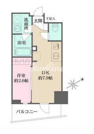N-flats三ノ輪の物件間取画像