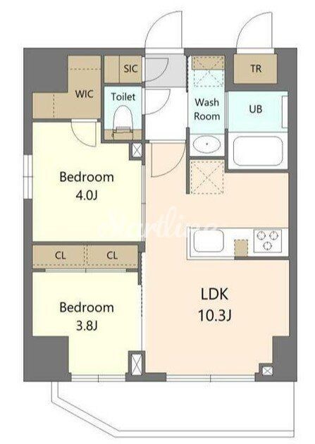 エスレジデンス浅草クラリティの物件間取画像