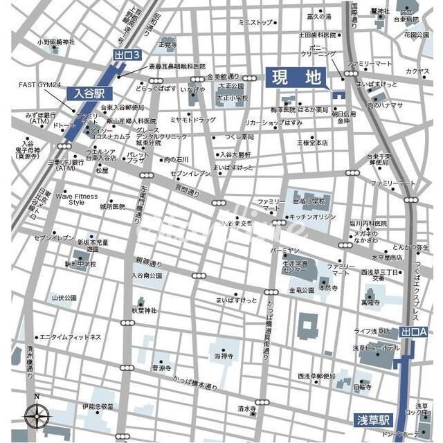 ルフォンプログレ浅草入谷の物件内観写真