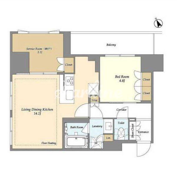 オアーゼ日暮里レジデンスの物件間取画像