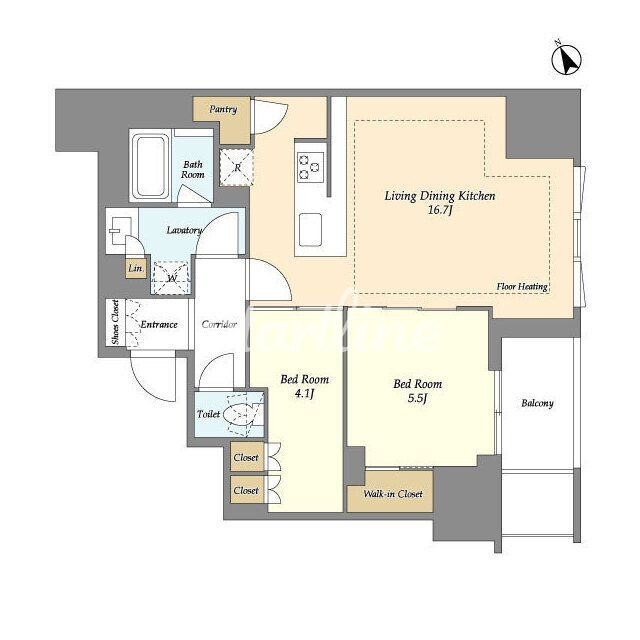 オアーゼ日暮里レジデンスの物件間取画像