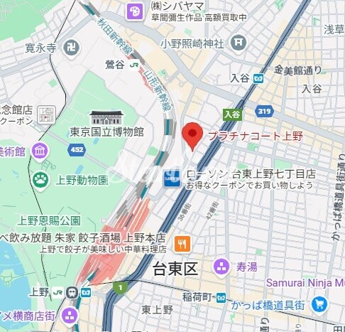 プラチナコート上野の物件内観写真