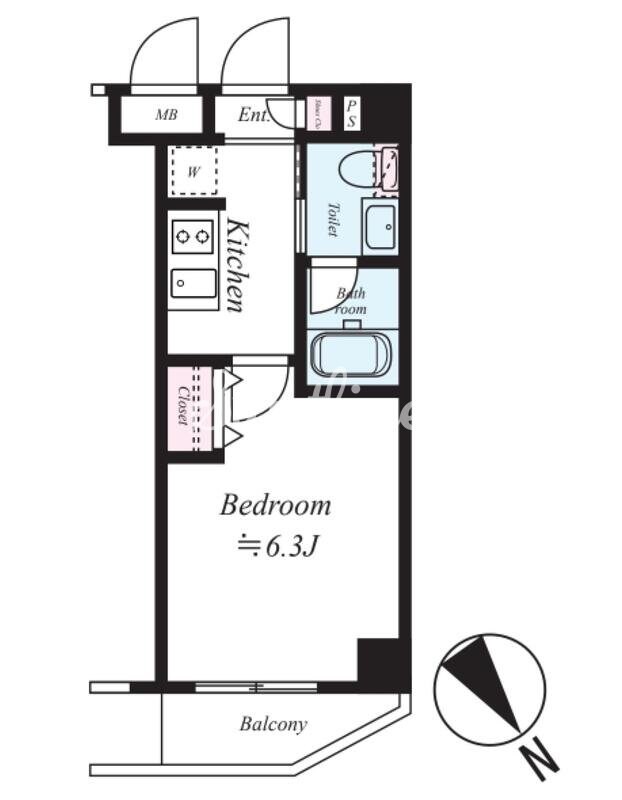 シンシティ町屋(SIN-City町屋)の物件間取画像