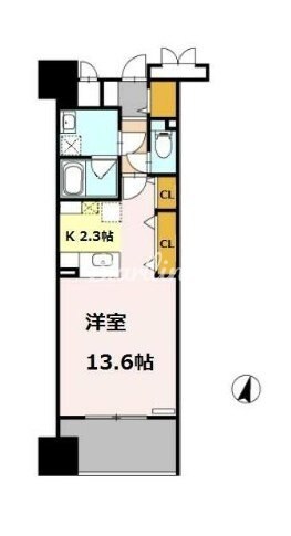 ロイヤルパークスシーサー南千住の物件間取画像