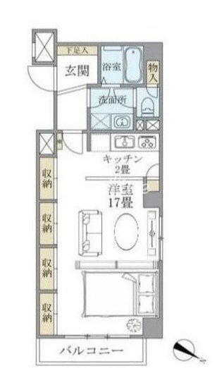 シティハイツ根津の物件間取画像