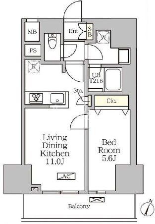 コートレジデンス南大塚の物件間取画像
