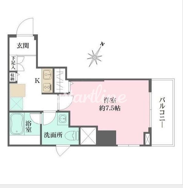WHARF文京茗荷谷の物件間取画像