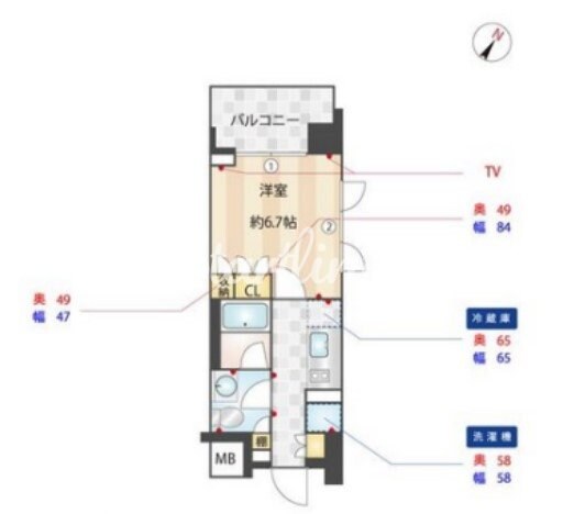 LaSante千駄木(ラサンテ千駄木)の物件間取画像