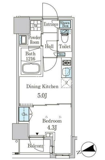 ザ・ライオンズフォーシア外神田の物件間取画像