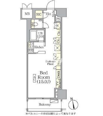 ザ・パークハビオ神楽坂レジデンスSouthの物件間取画像