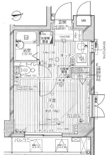 ラグジュアリーアパートメントデュオ神楽坂の物件間取画像