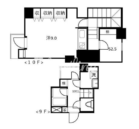 パレステュディオ三番町IIの物件間取画像