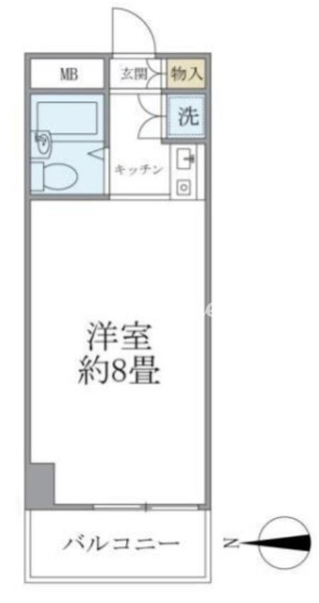 番衆エムエスビルの物件間取画像