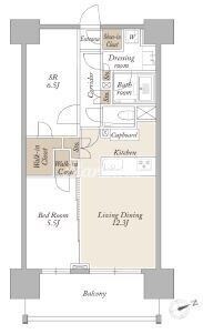 ライトテラス新宿御苑の物件間取画像