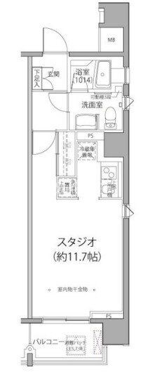 麹町二番町マンションの物件間取画像