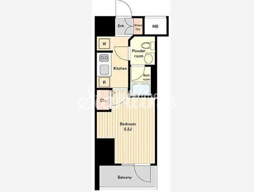 ガリシア代々木の物件間取画像