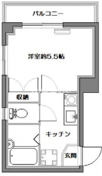 ファミーユ若葉の物件間取画像