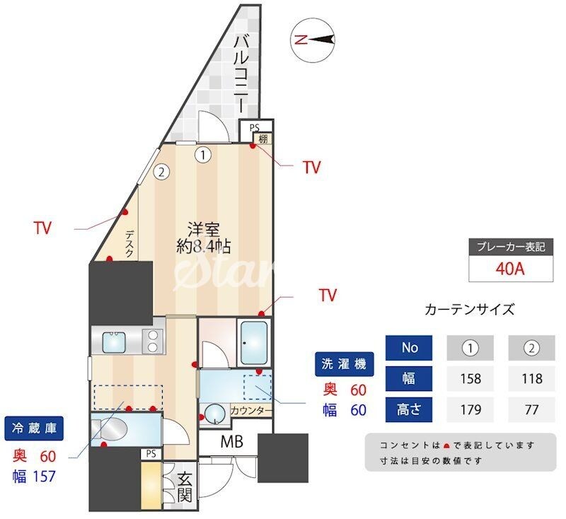 ズーム信濃町の物件間取画像