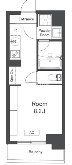 レキシントンスクエア曙橋の物件間取画像