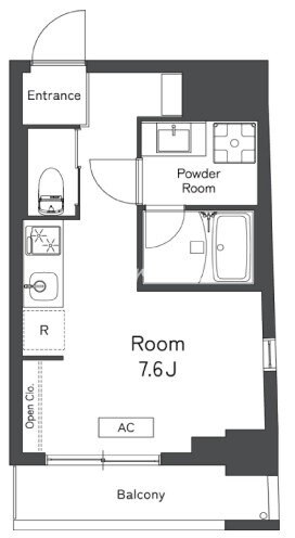 レキシントンスクエア曙橋の物件間取画像