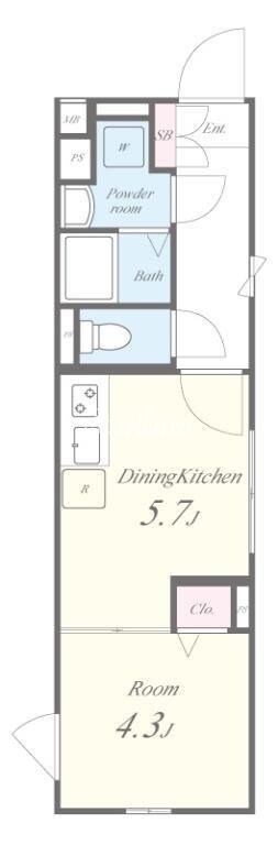 FLレジデンス新宿IIIの物件間取画像