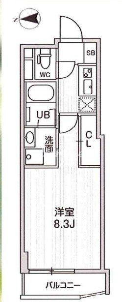 四谷坂町レジデンスの物件間取画像