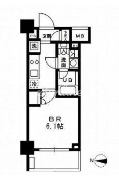 レジディア新宿イーストIIIの物件間取画像