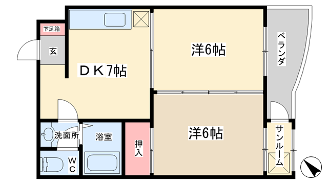 アネシス24の物件間取画像