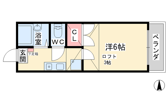 エスペランサ花園Ⅱの物件間取画像
