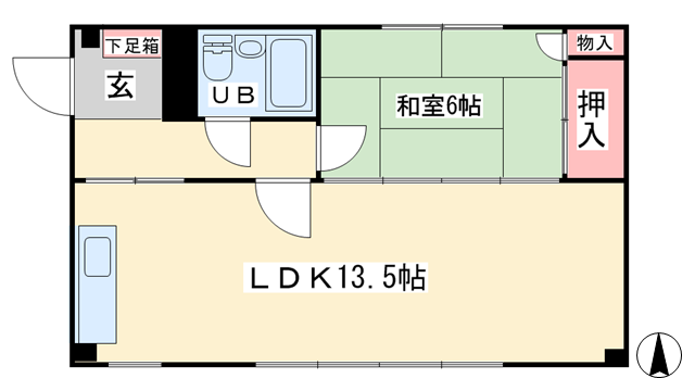 コーポ司 の物件間取画像