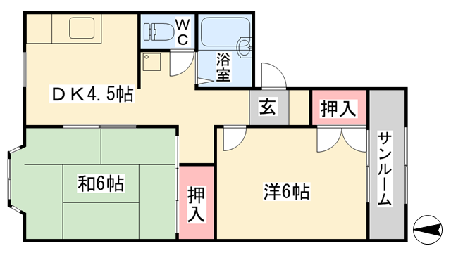 サンウッディ大泉の物件間取画像