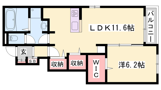 さざんかの物件間取画像