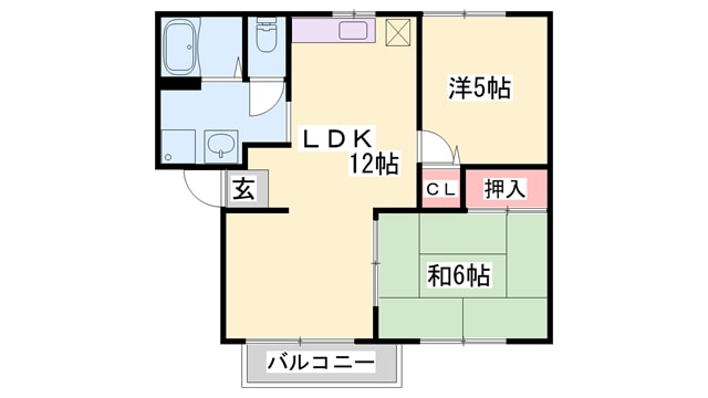 北条町駅 徒歩5分 2階の物件間取画像
