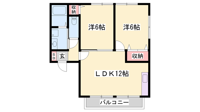 クラスティーナの物件間取画像