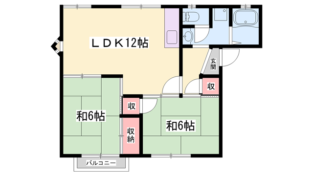 叶い坂の物件間取画像