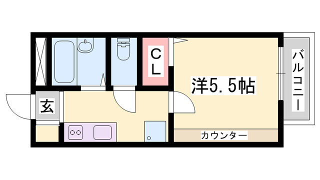 サニーハイツ御立Nの物件間取画像