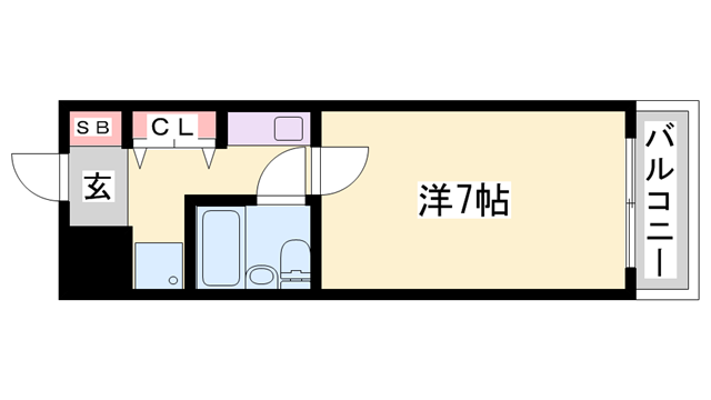広畑駅 徒歩3分 2階の物件間取画像