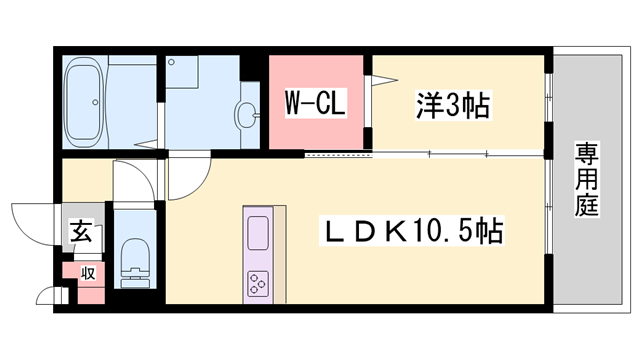 ベルメゾン荒川の物件間取画像
