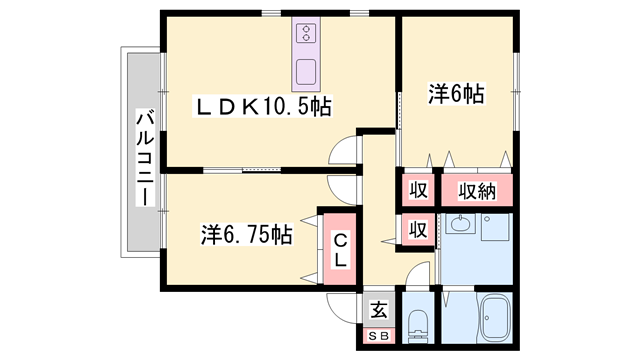 社町駅 バス25分 東条中前下車:停歩12分 2階の物件間取画像