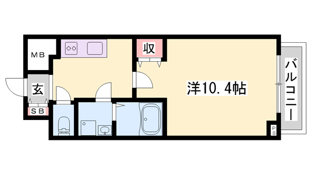 インタービレッジ土山二番館の物件間取画像