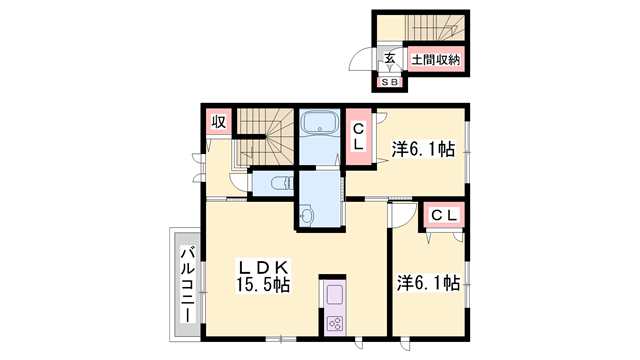 シャーメゾンリエートの物件間取画像