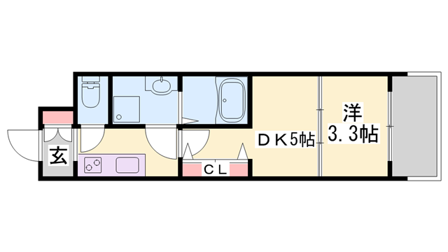 アルティザ姫路の物件間取画像
