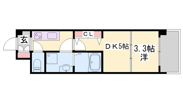 アルティザ姫路の物件間取画像