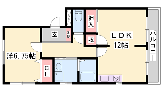 エクレールMの物件間取画像