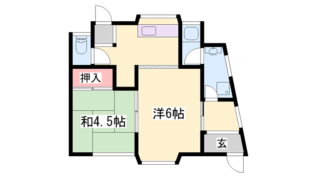 みやび荘の物件間取画像