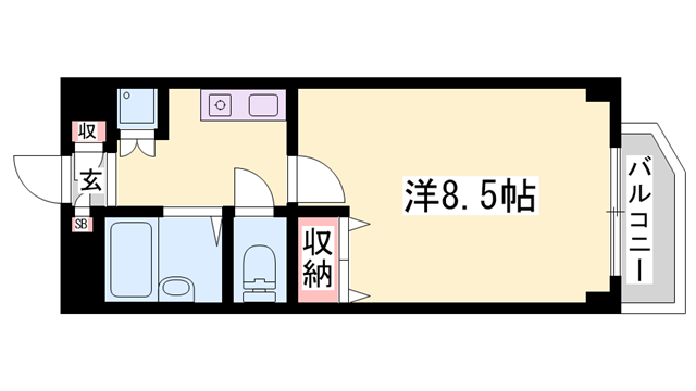 サニープレイスの物件間取画像