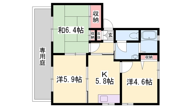 ディアス21の物件間取画像