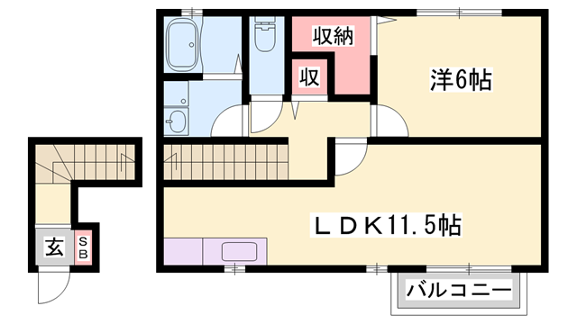ロワジールの物件間取画像