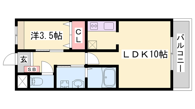 グランヒルズの物件間取画像