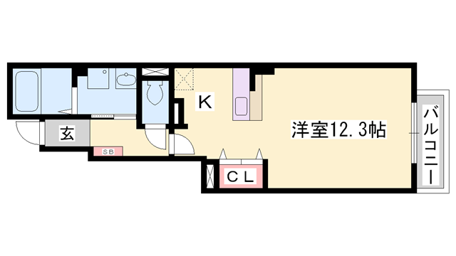 サンリット・ヴィラ神屋の物件間取画像